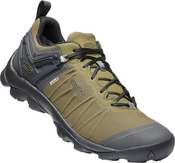 KEEN MEN’S VENTURE LOW HEIGHT WATERPROOF HIKING SHOE, DARK OLIVE/RAVEN, 10 D US